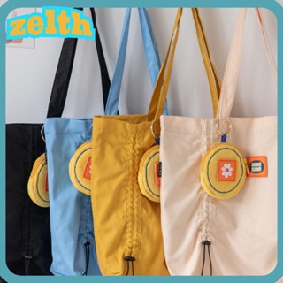 ZELTH กระเป๋าสตางค์ กระเป๋าถือ ใบเล็ก ปักลาย สําหรับใส่จัดเก็บของ