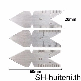 เกจวัดระยะตรงกลาง 55 องศา 60 องศา 3 ชิ้น