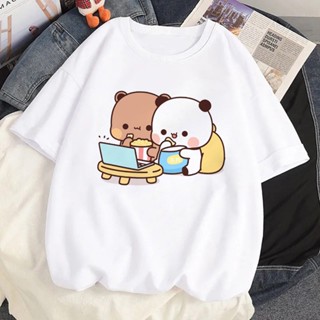 Bubu Dudu T Shirt Women Kawaii Cartoon Y2k Punk Funny T-shirt Hip Hop Unisex Streetwear Harajuku Anime Tshirt Female Clo