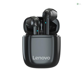 [พร้อมส่ง] หูฟังบลูทูธไร้สาย Lenovo XT89 กึ่งอินเอียร์ พร้อมลําโพง 10 มม. ทนทาน สีดํา