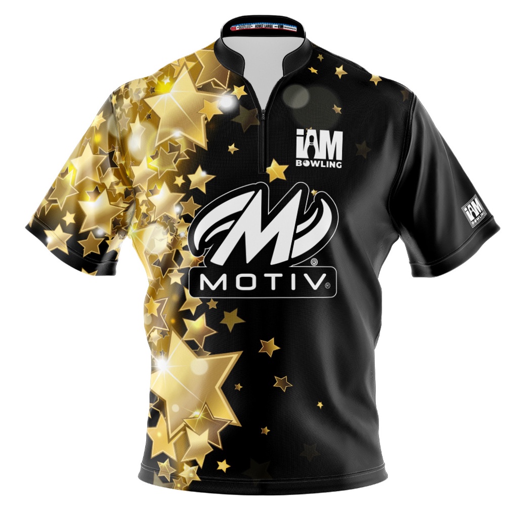 MOTIV DS Bowling Jersey - เสื้อลาย bowling สไตล์โมเดิร์น กระดุมปิดหน้าแบบ.Zip