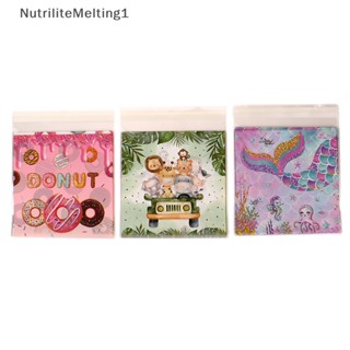 [NutriliteMelting1] ถุงพลาสติกใส่ขนมคุกกี้ โดนัท รูปนางเงือก 50 ชิ้น