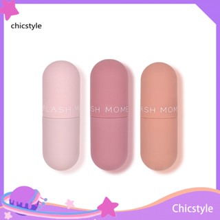 Chicstyle ลิปสติก เนื้อแมตต์กํามะหยี่ ติดทนนาน 3 ชิ้น/ชุด