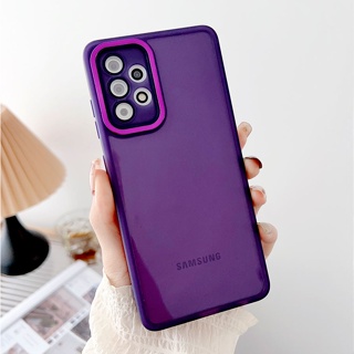 เคสโทรศัพท์ซิลิโคน TPU แบบนิ่ม กันกระแทก ป้องกันกล้อง สําหรับ Samsung Galaxy A54 A34 A24 A14 A73 A53 A33 S23 Plus