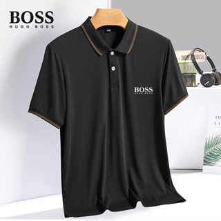 ใหม่ เสื้อโปโล BOSS สวมใส่สบาย สําหรับผู้ชาย และผู้หญิง