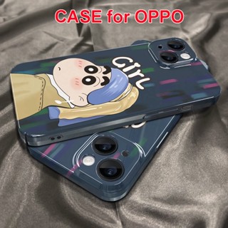 เคสโทรศัพท์มือถือแบบแข็ง ลายการ์ตูนชินจัง สําหรับ OPPO Find X5 Pro Find X5 X3 Pro F9 F11 A91 A9 A5 A78 A77 A53 A33 A31 A17 A15 A15S