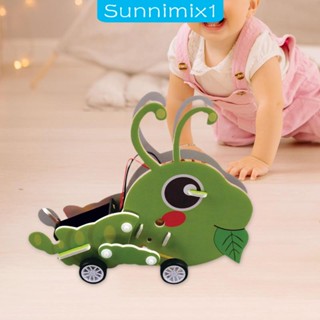 [Sunnimix1] ชุดอุปกรณ์ช่วยสอนวิทยาศาสตร์ หนอนผีเสื้อ 3D สําหรับรถยนต์