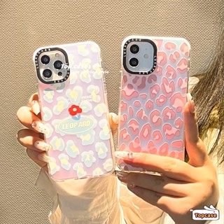 เคสโทรศัพท์มือถือแบบนิ่ม ใส ลายดอกไม้ เคลือบสองด้าน สําหรับ IPhone14 13 12 11 Pro Max 8 7 6 6s Plus X Xr Xs Max SE 2020