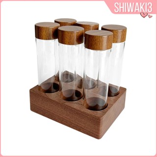 [Shiwaki3] หลอดเก็บเมล็ดกาแฟ แบบใส สําหรับห้องครัว เคาน์เตอร์ บาร์