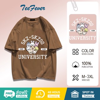 TeeFever📮ส่งของทุกวัน🙉เนื้อผ้าดีเสื้อยืดแฟชั่น🤑คอกลมหลากหลายแฟชั่นนักเรียนเสื้อยื👌มี7สี M-3XL