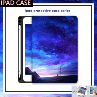 เคส แบบแม่เหล็ก พร้อมช่องใส่ปากกา สําหรับ Apple Ipad Air 5 Ipad 4th 5th 6th 7th 8th 9th 10th 10.9 10.2 Pro 9.7 10.5 11 นิ้ว 2018 Ipad Mini 6 5 4 3 2 1 เคส