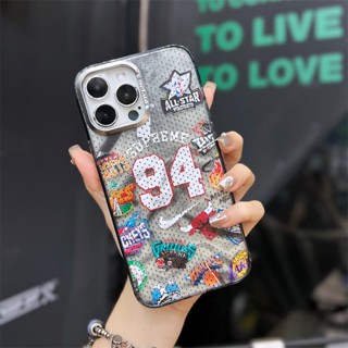 เคสโทรศัพท์มือถือ ซิลิโคน กันกระแทก ลาย Jersey ตะขอ แฟชั่น สําหรับ Iphone 14pro 13promax 14promax 13Pro 12promax