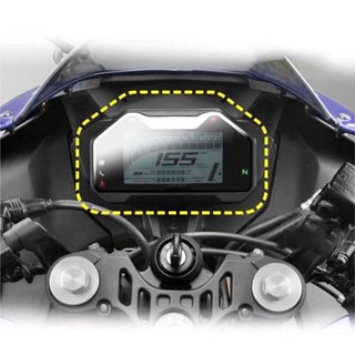 ฟิล์มกันรอยหน้าจอแดชบอร์ด แบบใส สําหรับรถจักรยานยนต์ Yamaha YZF-R15 V4 2021-2022 R15 2 ชิ้น