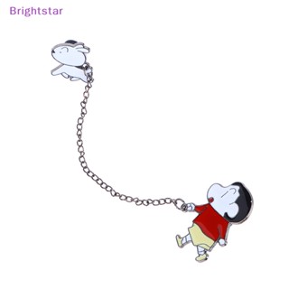 Brightstar ใหม่ เข็มกลัด ลายการ์ตูนชินจัง สําหรับเดินเล่น สุนัข