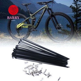 Barry ซี่ล้อจักรยานเสือภูเขา สเตนเลส สีดํา 26 นิ้ว 170 มม.-290 มม. 700C