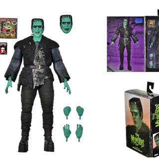 Neca 56096 ฟิกเกอร์ Minster Family Herman Monster 23 ซม. ของแท้ HSXE