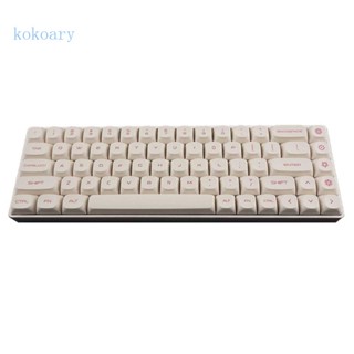 Kok ชุดปุ่มกดคีย์บอร์ด PBT 126 คีย์ สําหรับคีย์บอร์ด Mechanical