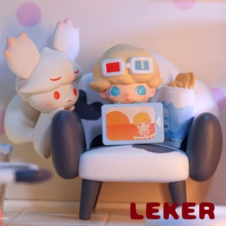 【ของแท้】POPMART Dimoo Stay at Home Series กล่องสุ่ม ตุ๊กตาฟิกเกอร์แอกชัน เซอร์ไพรส์ ของเล่นแฟชั่น สร้างสรรค์ ของขวัญวันเกิด วันหยุด สําหรับเด็กผู้หญิง