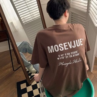 เสื้อยืดแขนสั้นลําลอง พิมพ์ลายตัวอักษร ทรงหลวม โอเวอร์ไซซ์ M-8XL แฟชั่นฤดูร้อน 2023