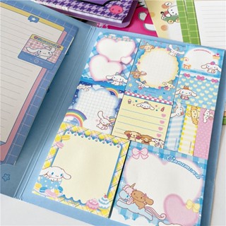 Sanrio สมุดโน้ตสติกเกอร์ ลายคิตตี้ DIY เครื่องเขียน