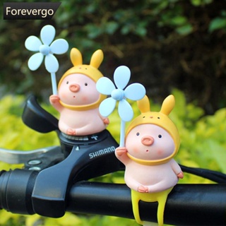 Forevergo หมวกกันน็อค ไม้ไผ่ ลายการ์ตูนแมลงปอ ดอกไม้ หมูน่ารัก สําหรับขี่จักรยาน H8N2