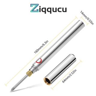 Ziqqucu หัวแร้งไฟฟ้า ขนาดเล็ก 5V 8W ชาร์จ USB ปรับอุณหภูมิได้ พร้อมปลายบัดกรี