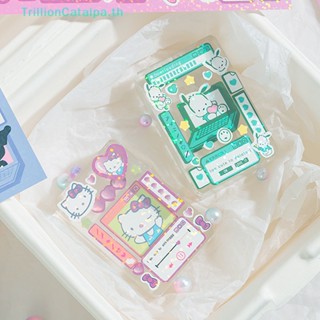 Trillioncatalpa ใหม่ สติกเกอร์ ลายการ์ตูน Sanrio Cinnamoroll Melody Girl น่ารัก สําหรับติดตกแต่งสมุด Diy