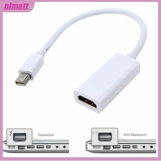 Ni อะแดปเตอร์ DP เป็น HDMI AV ขนาดเล็ก สําหรับ Apple Macbook Mac Pro Air