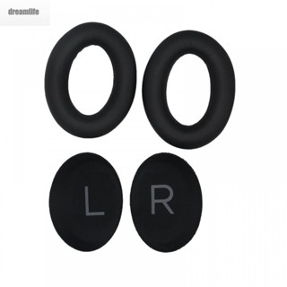 【DREAMLIFE】1 Pair Earphone Ear Pad For-BOSE QuietComfort 45 QC45 Headphones Black/White