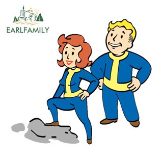Earlfamily สติกเกอร์ ลายกราฟฟิค Fallout 13 ซม. x 11.6 ซม. สร้างสรรค์ สําหรับติดตกแต่งเครื่องปรับอากาศรถยนต์