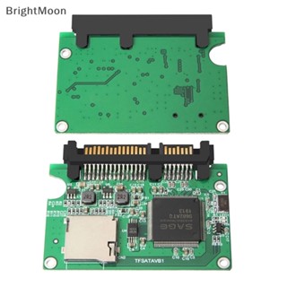 Brightmoon อะแดปเตอร์แปลงฮาร์ดดิสก์ TF เป็น Sata สําหรับโน้ตบุ๊ก TF Micro SD เป็น Sata SSD