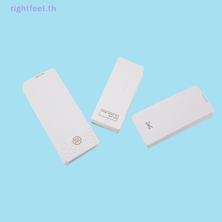 Rightfeel.th ใหม่ กิ๊บติดผม กระดาษการ์ด สีขาว แฮนด์เมด DIY 50 ชิ้น