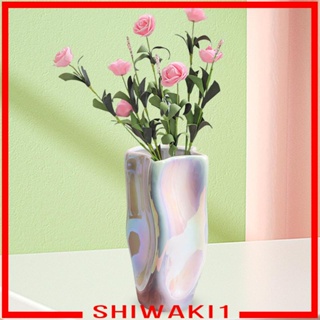 [Shiwaki1] แจกันดอกไม้เซรามิค สําหรับตกแต่งบ้าน ห้องนั่งเล่น ฟาร์มเฮาส์