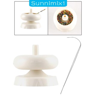 [Sunnimix1] ลูกปัด พร้อมที่สนเข็ม สําหรับทําเครื่องประดับ งานฝีมือ