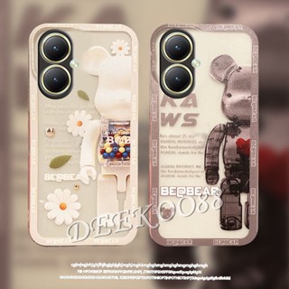 ใหม่ เคสโทรศัพท์มือถือ TPU นิ่ม แบบใส กันกระแทก ลายการ์ตูนหมีน่ารัก สําหรับ VIVOY27 4G 5G VIVO Y27 2023