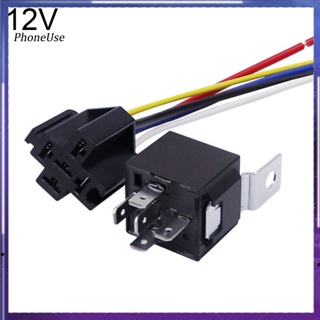 รีเลย์ JD1914 12 24V 5 Pin กันน้ํา พร้อมซ็อกเก็ต สําหรับรถยนต์