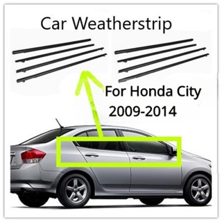 Flightcar(a set) แถบพลาสติกซีลหน้าต่างรถยนต์ สําหรับ Honda City 2009 2010 2011 2012 2013 2014