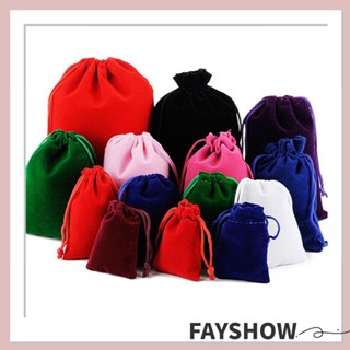 Fay ถุงผ้านิ่ม สีพื้น สําหรับใส่แว่นตา ของขวัญคริสต์มาส