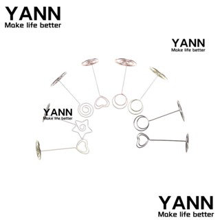 Yann1 คลิปหนีบกระดาษ สีโรสโกลด์ สําหรับตกแต่งโต๊ะงานแต่งงาน 1 5 ชิ้น