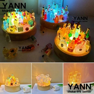 Yann1 โคมไฟตั้งโต๊ะ อะคริลิค แฮนด์เมด DIY สําหรับตกแต่งขวดไวน์