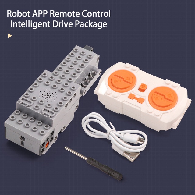 Moc กล่องแบตเตอรี่บลูทูธ มอเตอร์ไฟฟ้า ควบคุมความเร็ว APP PF อิฐทางเทคนิค ดัดแปลง เข้ากันได้กับเลโก้บล็อก ของเล่น