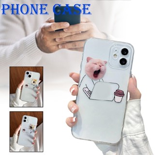 Dog Cat Transparent Phone Case Protective Case for iPhone 12/13/14/PRO/PRO MAX