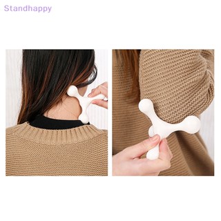 Standhappy ใหม่ เครื่องนวดร่างกาย แบบมือถือ ขนาดเล็ก สําหรับนวดเอว คอ เท้า ขา เอว หลัง บรรเทาอาการปวด