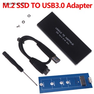 Ziyunshan อะแดปเตอร์ฮาร์ดไดรฟ์ USB-C M.2 NGFF B Key SATA SSD Reader เป็น USB 3.0
 Th