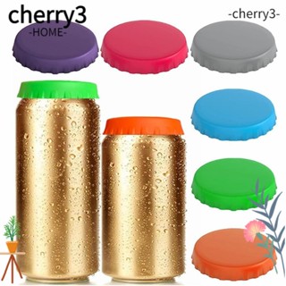 CHERRY3 ฝาปิดกระป๋องเครื่องดื่ม ซิลิโคน กันรั่วซึม สําหรับโซดา