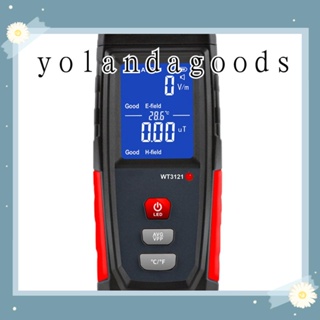 Yola เครื่องตรวจจับรังสี EMF หน้าจอ LCD สีดํา สําหรับกลางแจ้ง