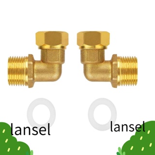 LANSEL อะแดปเตอร์เชื่อมต่อก๊อกน้ํา ทองเหลือง 3/4 IPS ตัวเมีย เป็น 1/2 IPS ตัวผู้ สําหรับห้องครัว 2 ชิ้น