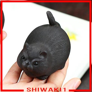 [Shiwaki1] ตุ๊กตาแมวขี้เกียจ ขนาดเล็ก แฮนด์เมด สไตล์จีน สําหรับตกแต่งบ้าน โต๊ะน้ําชา