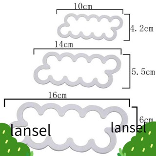 Lansel แม่พิมพ์ ลายดอกกุหลาบ 3D สําหรับทําเค้ก ฟองดองท์ เบเกอรี่ 3 ชิ้น