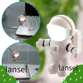 LANSEL โคมไฟ LED ขนาดเล็ก พอร์ต USB สําหรับคอมพิวเตอร์ แล็ปท็อป PC